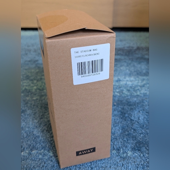 NEW Away Clear Stadium Concert Bag Cherry Red - Picture 5 of 5